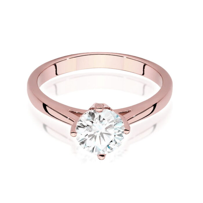 Inel Aur 14K cu Diamant 1.0 ct - Imagine 8