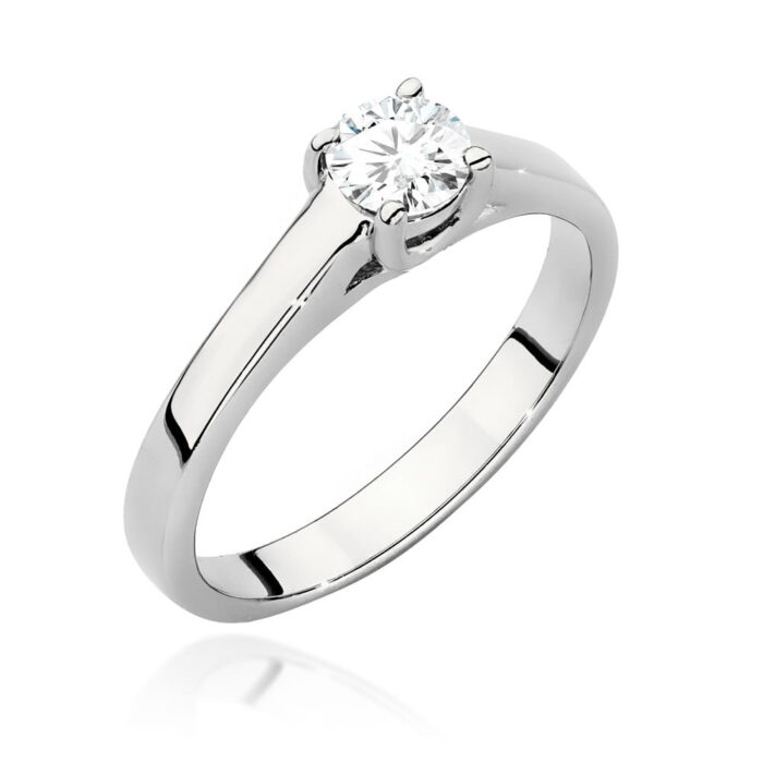 Inel Aur 14K cu Diamant 0.40 ct - Imagine 7