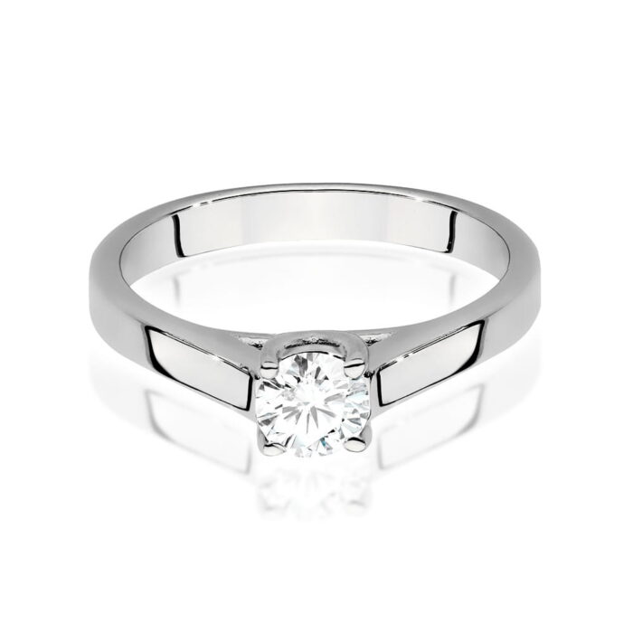 Inel Aur 14K cu Diamant 0.40 ct - Imagine 8