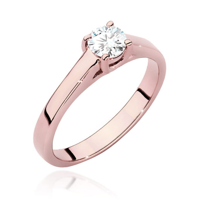 Inel Aur 14K cu Diamant 0.40 ct - Imagine 4