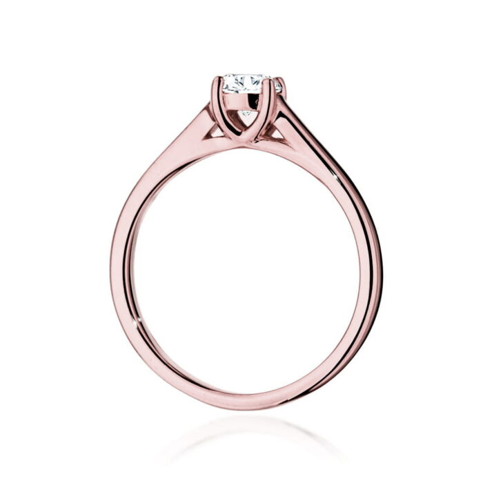 Inel Aur 14K cu Diamant 0.40 ct - Imagine 6