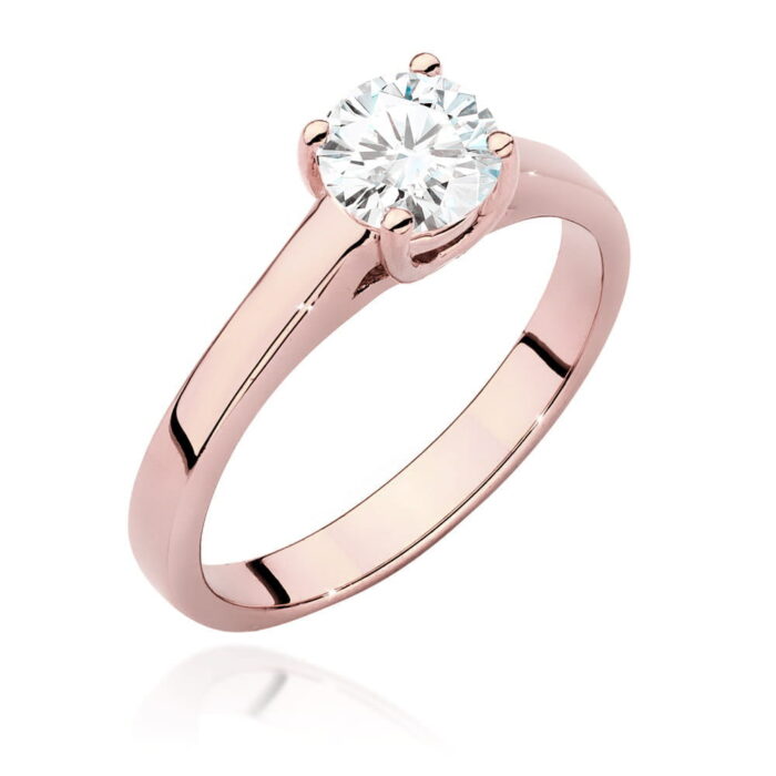 Inel Aur 14K cu Diamant 0.70 ct - Imagine 7