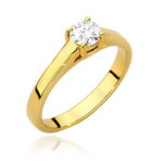 Inel Aur 14K cu Diamant 0.40 ct