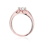 Inel Aur 14K cu Diamant 0.40 ct - Imagine 9