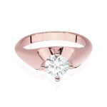 Inel Aur 14K cu Diamant 0.70 ct - Imagine 8