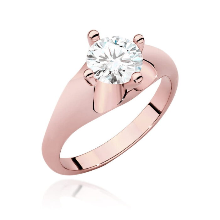 Inel Aur 14K cu Diamant 1.0 ct - Imagine 7