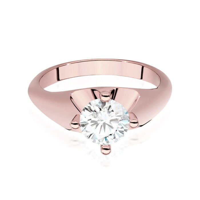 Inel Aur 14K cu Diamant 1.0 ct - Imagine 8