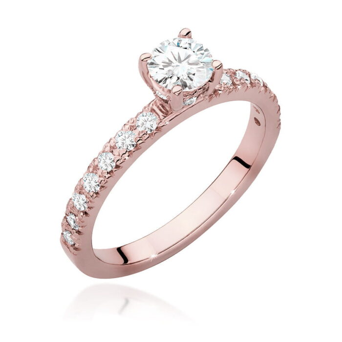Inel Aur 14k cu Diamant 0.40 ct - Imagine 7