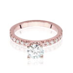 Inel Aur 14k cu Diamant 0.70 ct - Imagine 8
