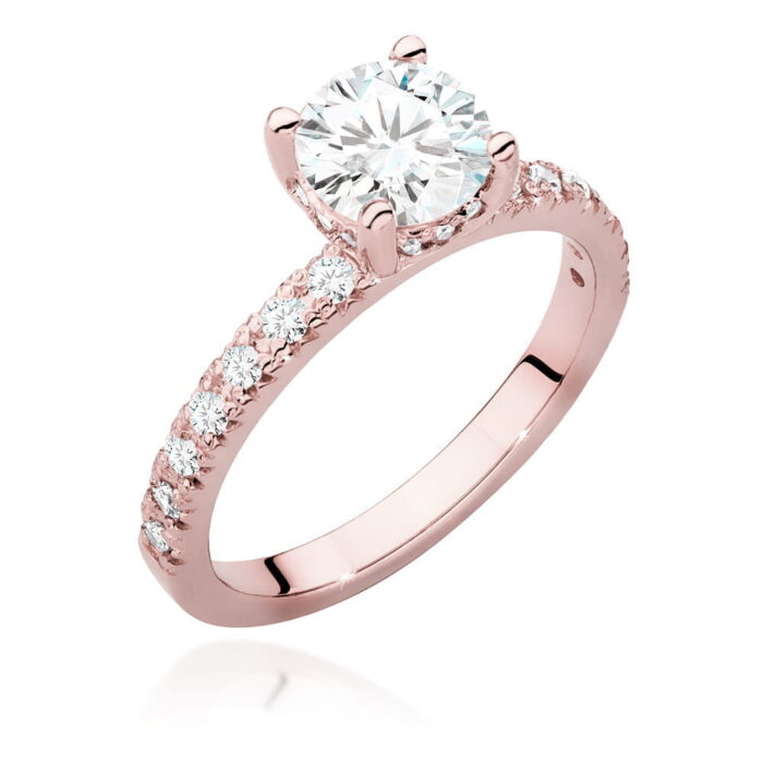 Inel Aur 14k cu Diamant 1.0 ct - Imagine 7