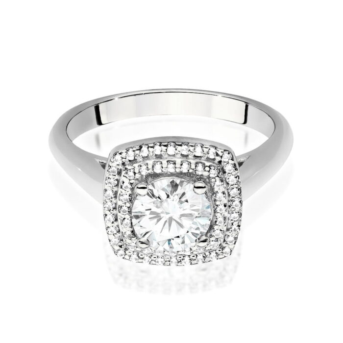 Inel Aur 14k cu Diamant 0.70 ct - Imagine 8