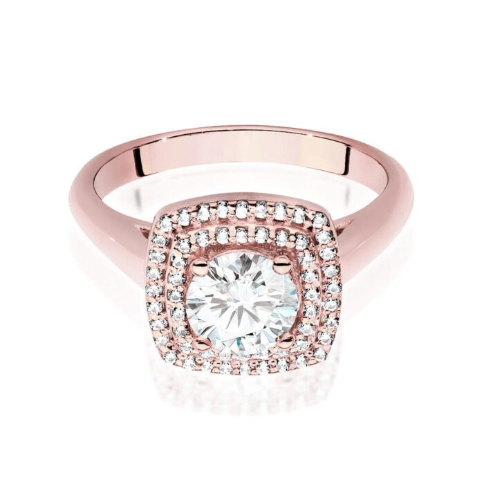 Inel Aur 14k cu Diamant 0.70 ct - Imagine 5