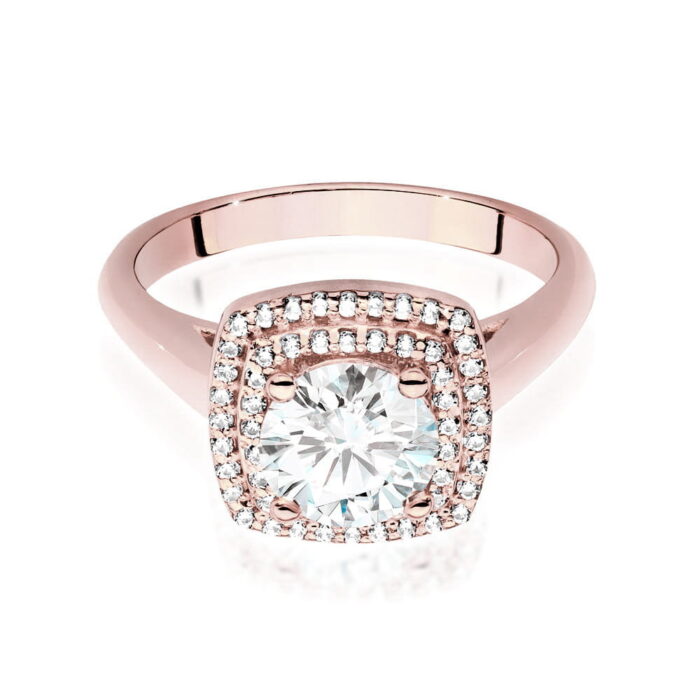 Inel Aur 14k cu Diamant 1.28 ct - Imagine 8