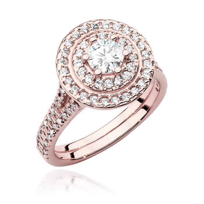 Inel Aur 14K cu Diamante 1.01 ct - Imagine 7
