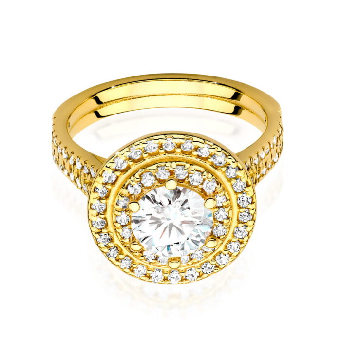 Inel Aur 14K cu Diamant 1.33 ct - Imagine 2