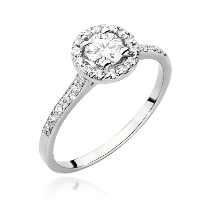 Inel Aur 14k cu Diamante 0.64 ct - Imagine 4