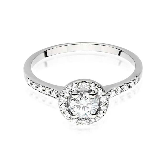 Inel Aur 14k cu Diamante 0.64 ct - Imagine 5