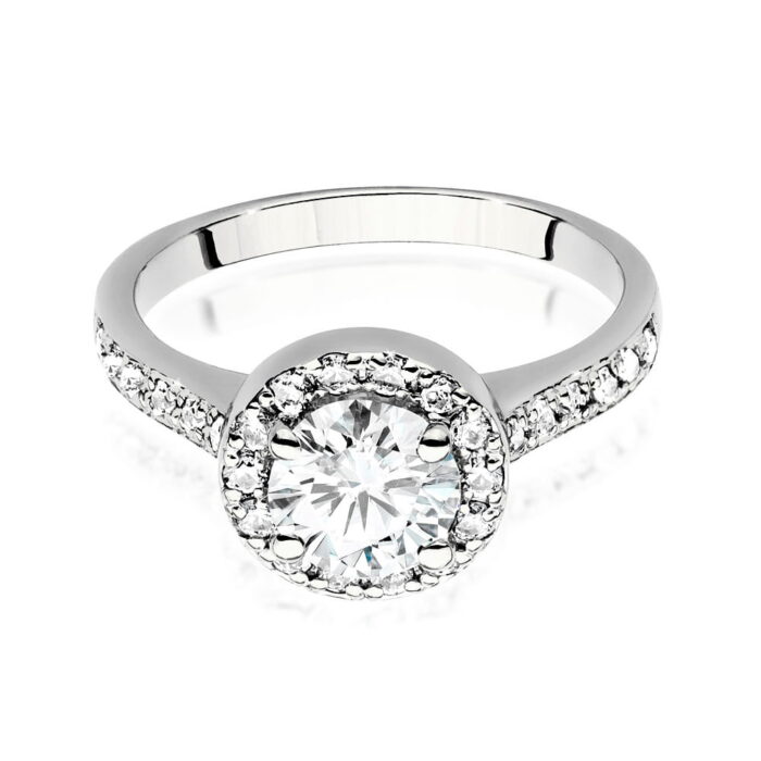 Inel Aur 14k cu Diamante 1.20 ct - Imagine 5
