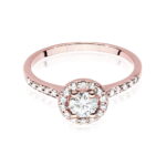 Inel Aur 14k cu Diamante 0.64 ct - Imagine 8
