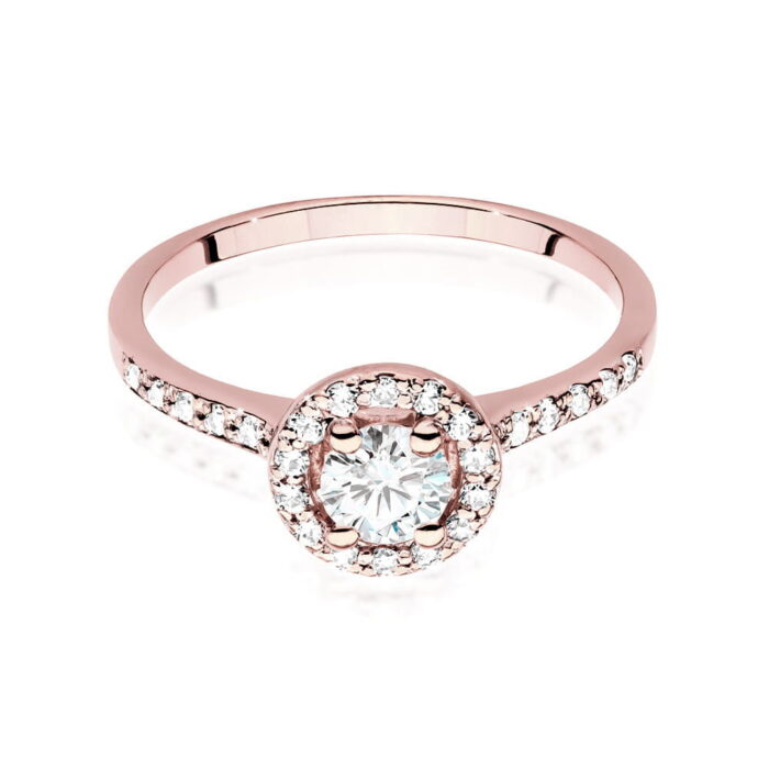 Inel Aur 14k cu Diamante 0.64 ct - Imagine 8