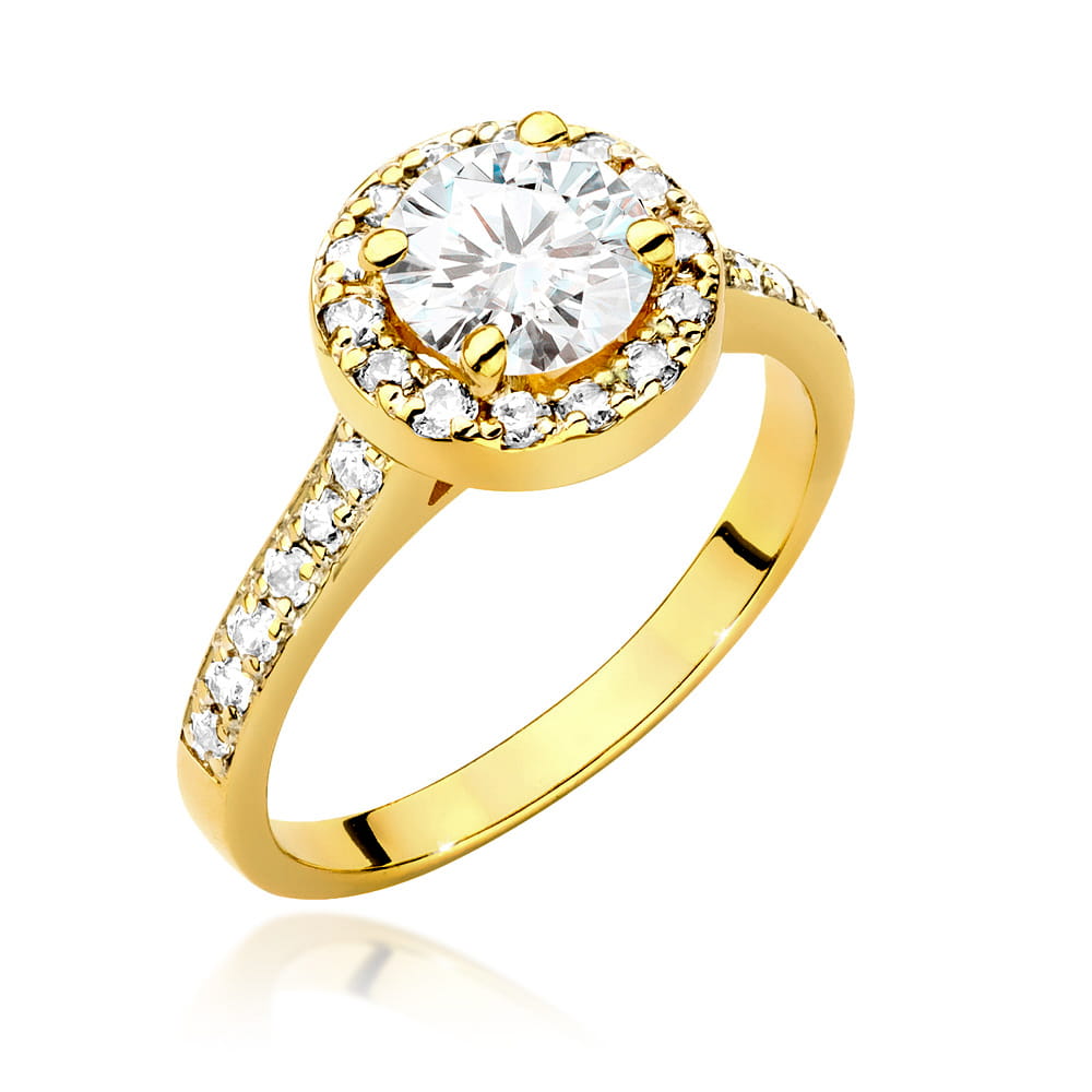 W551-Z-585-B1.37_1.jpg Inel Aur 14k cu Diamante 1.20 ct - Imagine 1