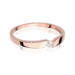 Inel Aur 14k cu Diamant 0.08 ct - Imagine 8