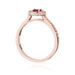 Inel Aur 14k cu Rubin 0.35 ct - Imagine 11