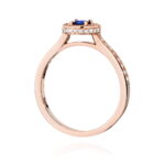 Inel Aur 14k cu Safir 0.30 ct - Imagine 11