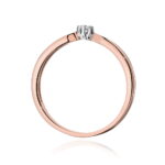 Inel Aur 14K cu Diamant 0.04 ct - Imagine 10