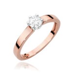 Inel Aur 14K cu Diamant 0.25 ct - Imagine 8