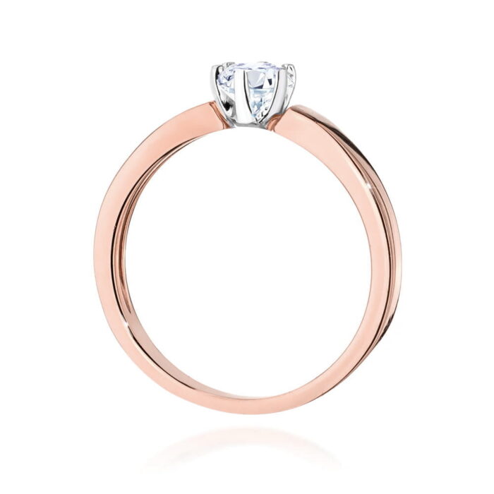 Inel Aur 14K cu Diamant 0.25 ct - Imagine 10
