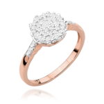 Inel Aur 14K cu Diamante 0.23 ct - Imagine 7