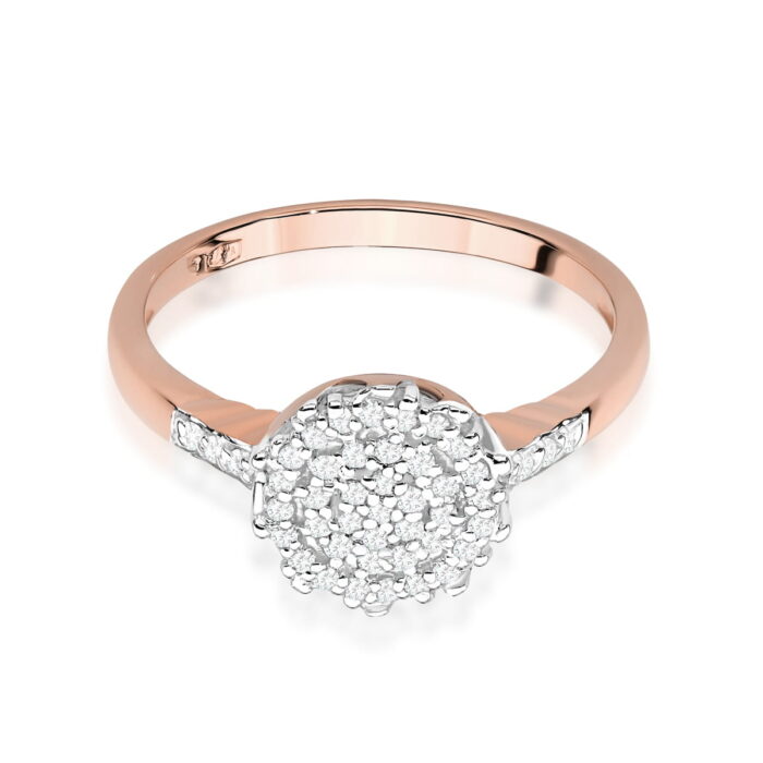 Inel Aur 14K cu Diamante 0.23 ct - Imagine 8