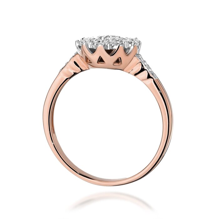 Inel Aur 14K cu Diamante 0.23 ct - Imagine 9