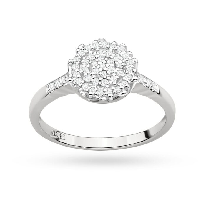 Inel Aur 14K cu Diamante 0.23 ct - Imagine 5