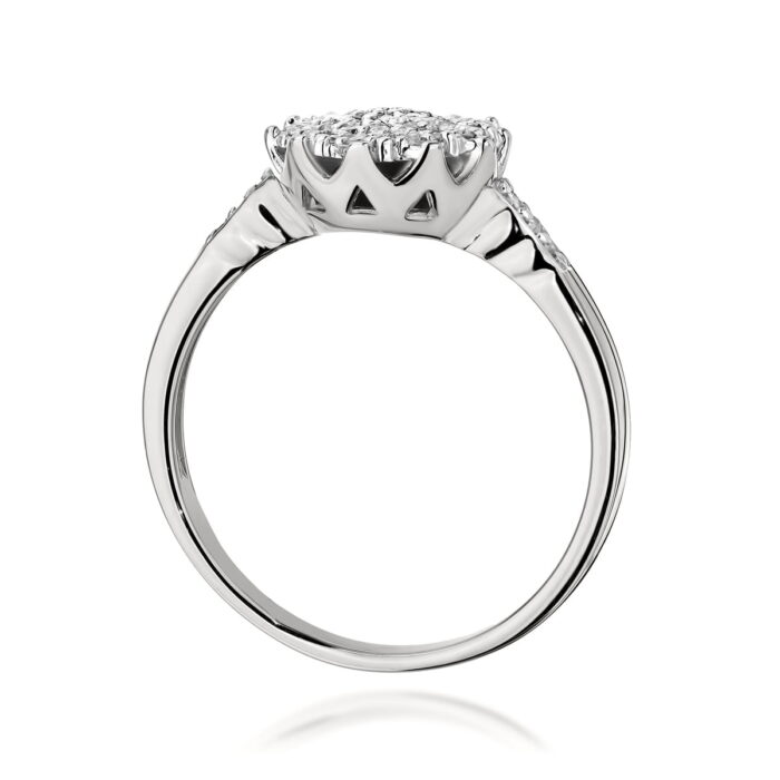 Inel Aur 14K cu Diamante 0.23 ct - Imagine 4