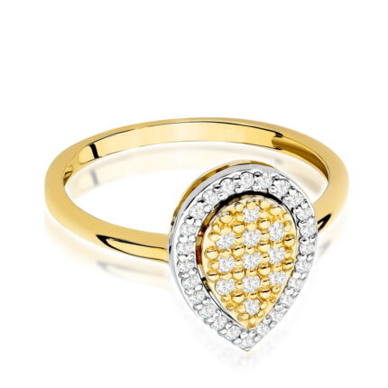 Inel Aur 14K cu Diamante 0.21 ct