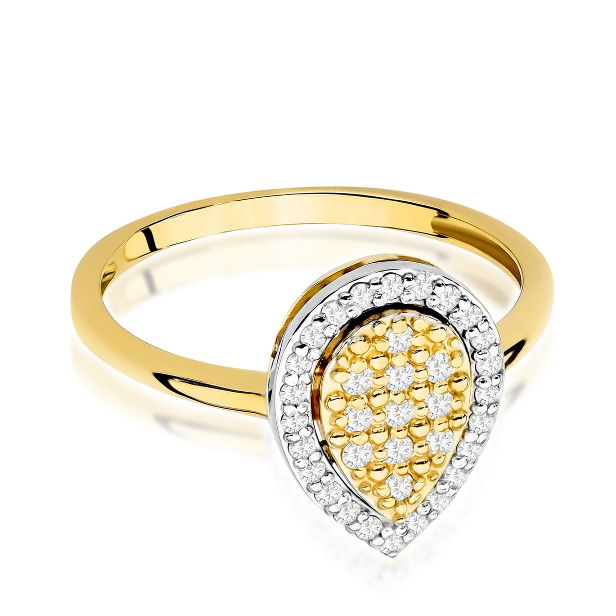 W571-Z-585-B0.21_2.jpg Inel Aur 14K cu Diamante 0.21 ct - Imagine 1