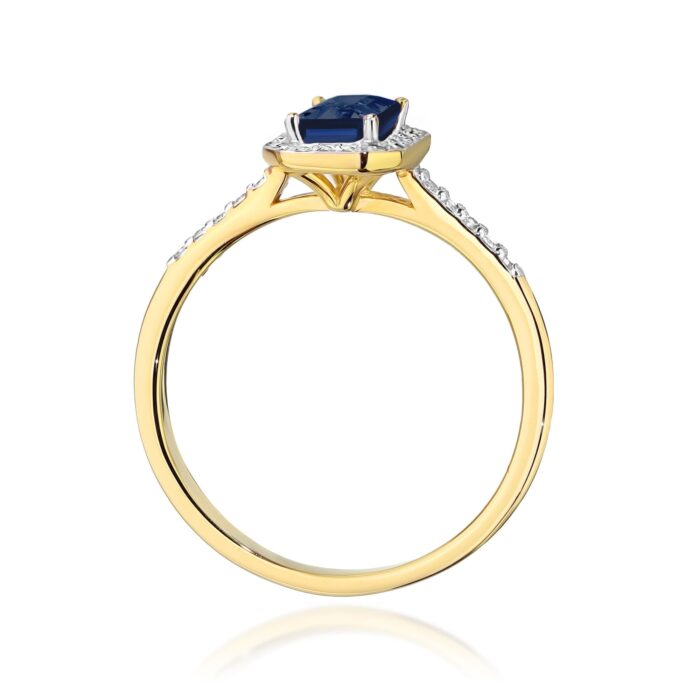 Inel Aur 14K W575 Safir 0.60ct - Imagine 3