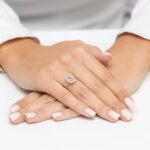 Inel Aur 14K cu Morganit 1.00 ct  si Diamante 0.17 ct - Imagine 10