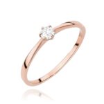 Inel Aur 14K cu Diamant 0.15 ct - Imagine 9