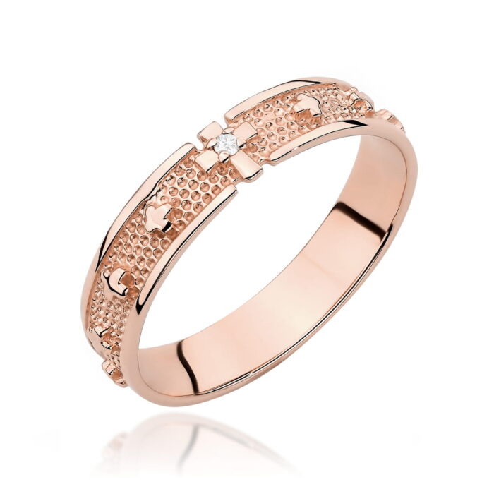 Inel Aur 14K cu Diamante 0.0086 ct - Imagine 8