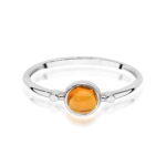 Inel Aur 14K W597 Turmalină Galbenă 0.60ct - Imagine 10