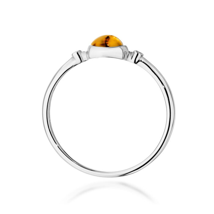 Inel Aur 14K W597 Turmalină Galbenă 0.60ct - Imagine 11