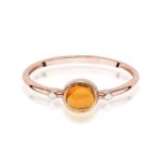 Inel Aur 14K W597 Turmalină Galbenă 0.60ct - Imagine 6