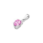 Pandantiv Aur 14K Z001 Topaz Roz 0.50ct - Imagine 6