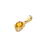 Pandantiv Aur 14K Z001 Citrin 0.60ct - Imagine 2