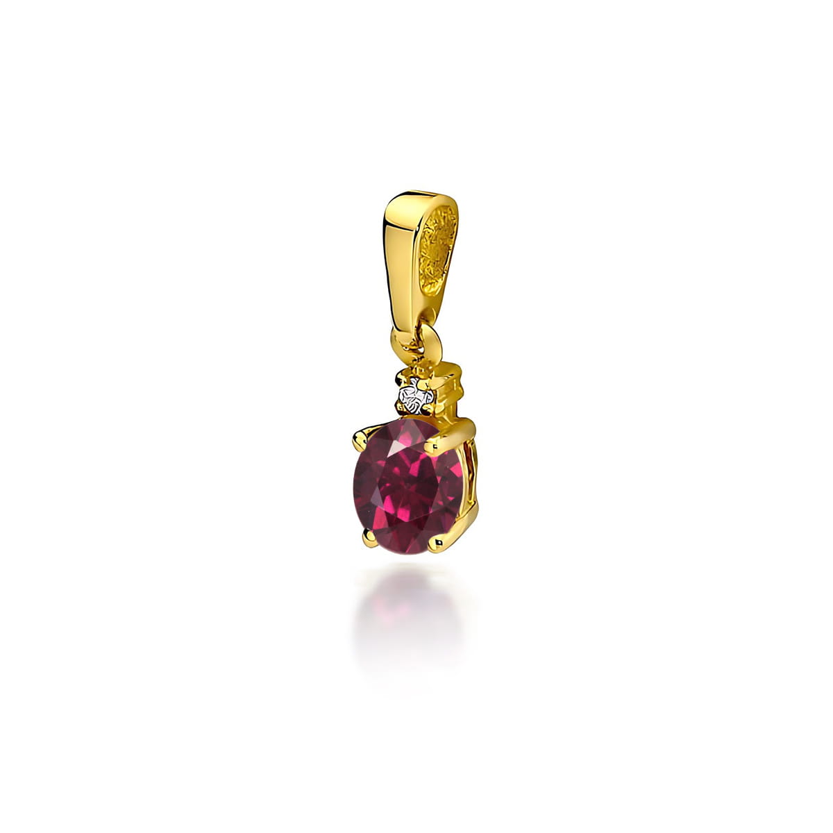 Z0001.Z3.RHR_.01_1.jpg Pandantiv Aur 14K Z0001 Rodolit 0.50ct - Imagine 1