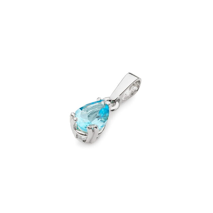 Pandantiv Aur 14K cu Topaz 0.90 ct - Imagine 6