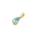 Pandantiv Aur 14K cu Topaz 0.90 ct - Imagine 2